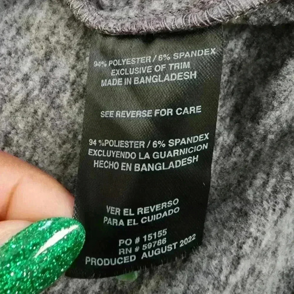 Frontier Supply Co Mens Grey Half Zip Pullover Athletic Shirt Long Sleeve, sz SM - Picture 8 of 12